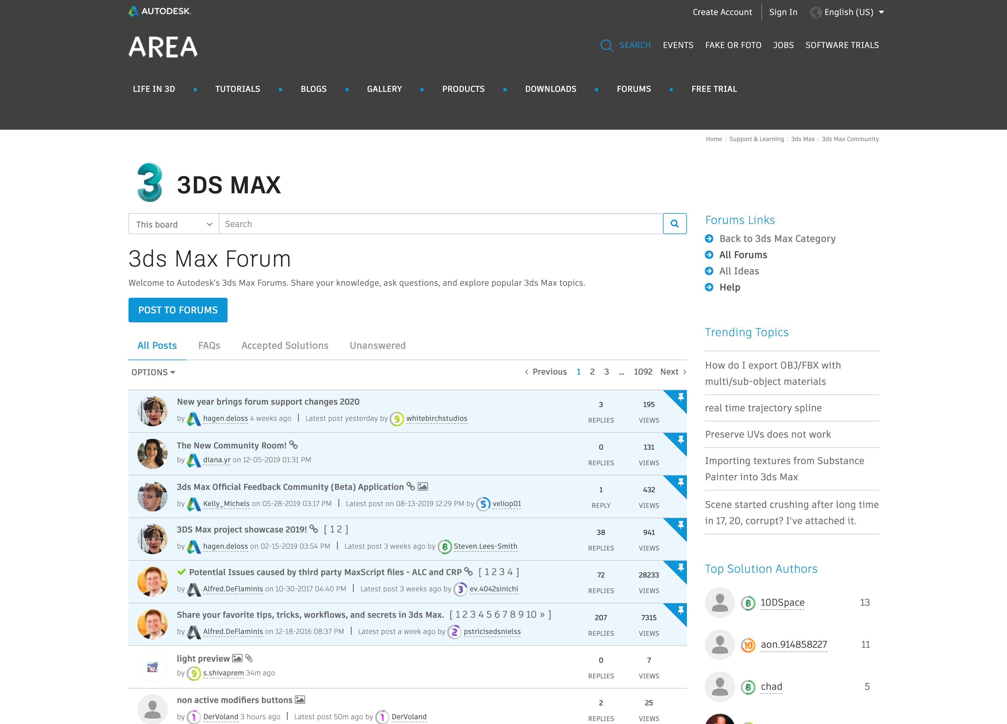 screenshot of Khoros Communities